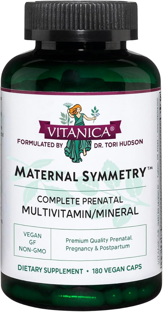 Vitanica Maternal Symmetry, Prenatal and Postnatal 180 Capsules