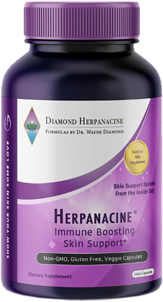 Diamond Herpanacine Natural Skin Care and (200 Count)