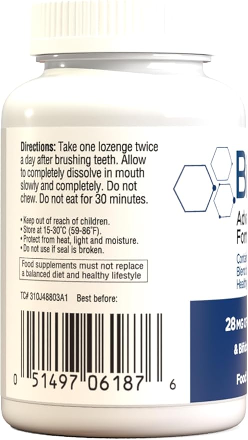 Oral Probiotic K12 & BL-04 for Sinus, Tonsil Stones, Bad Breath, Post Nasal Drip, Throat & Mouth. Improve Upper Respiratory Health with Clinically Proven Oral Probiotics (2 Pack)