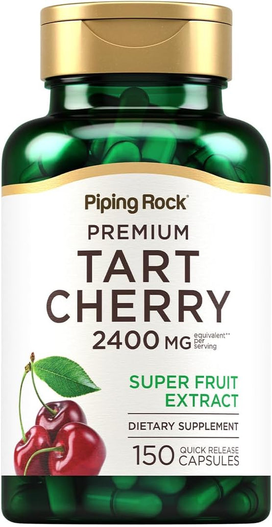 Piping Rock Tart Cherry Extract Capsules 2400mg 150 Pills