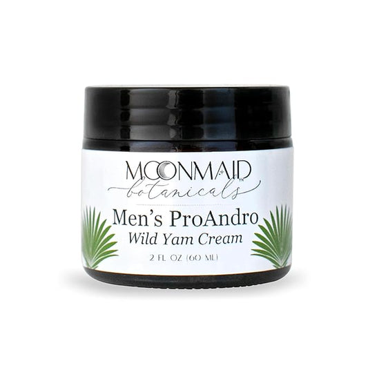 ProAndro Men’s Saw Palmetto & Wild Yam Cream for Hormone Balance 60ml | Organic Wild Yam Cream for Prostate Health, Hormonal Balance & Vitality | Made in USA | USDA Certified