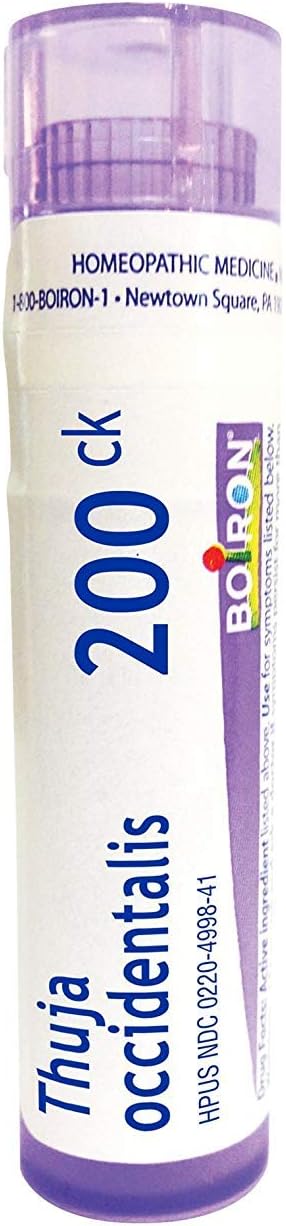 Boiron Thuja Occidentalis 200Ck Homeopathic Medicine 80 Pellets