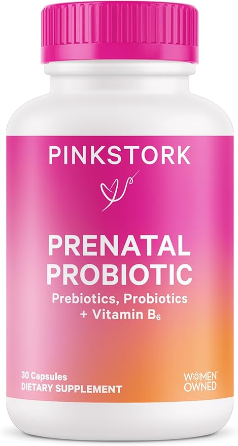 Pink Stork Prenatal Probiotics for Women B6 - 30 Capsules
