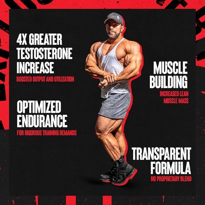 Animal Test Testosterone Booster for Men - Male Enhancing Supplement Libido Booster for Strength Athletes & Bodybuilders to Increase Stamina, Endurance, Muscle Growth, All-in-One Packs – 21 Day Cycle