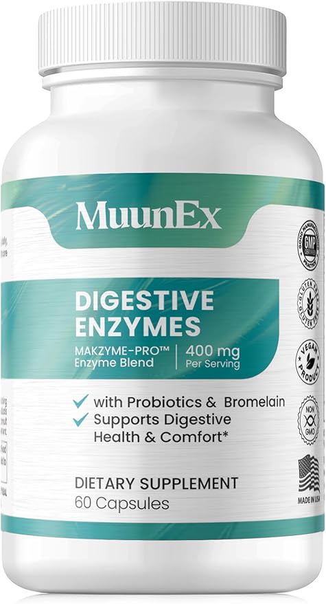 Digestive Enzymes with Probiotics 60 Ct