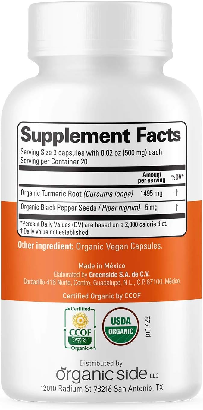 Turmeric with Black Pepper 60 Capsules
