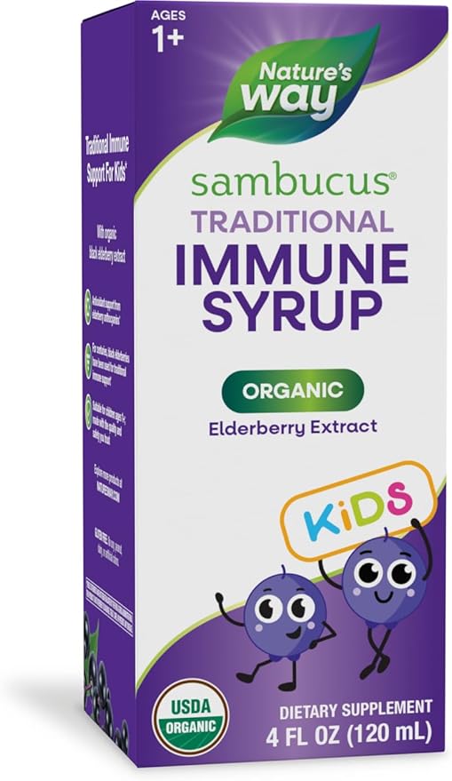 Nature's Way Sambucus Elderberry Traditional Immune 1+, Traditional 4 Fl