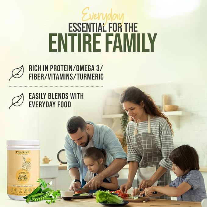 Plant Based Vegan Protein Unflavored- USDA 3, Turmeric,