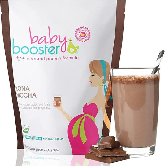 Baby Booster Chocolate Mocha Prenatal Vitamin Sickness,16.4Oz(1.03LB) 465G 465G