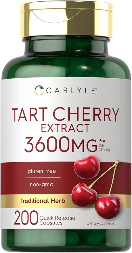 Carlyle Tart Cherry Extract Capsules 200 Count