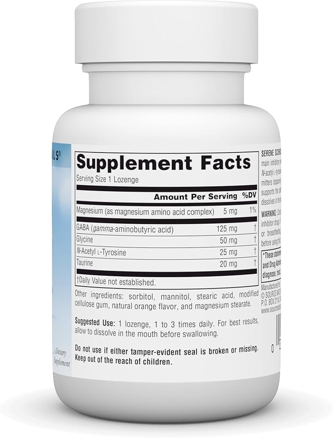 Source Naturals Serene Science GABA, 125 30 Tablets