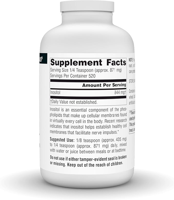 Source Naturals Pure Inositol, Dietary Supplement 16 oz