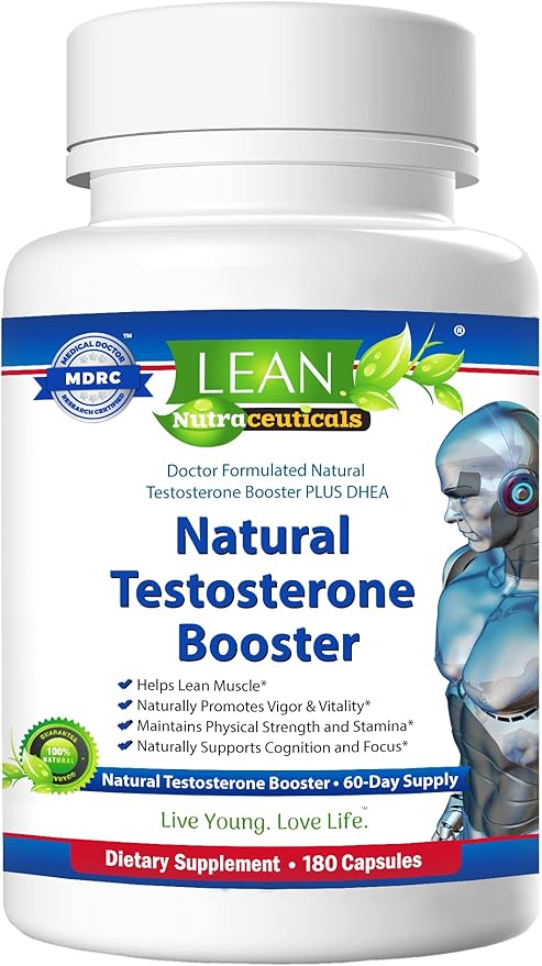 Testosterone Booster for Men, 180 Capsules