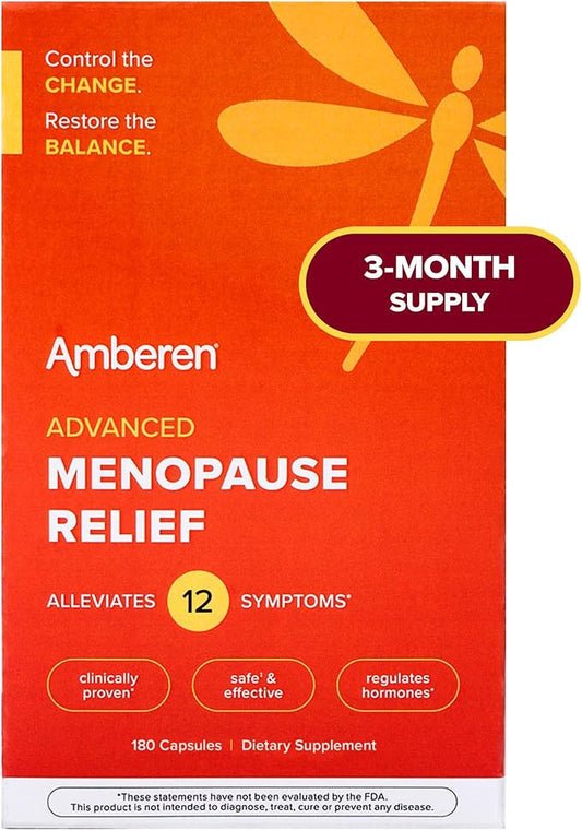 Amberen: Safe Multi-Symptom Menopause Relief. Clinically 12 Menopause 3 Month