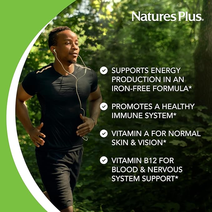 NaturesPlus Ultra I Multivitamin Iron Free, 90 Vegetarian 90 Servings