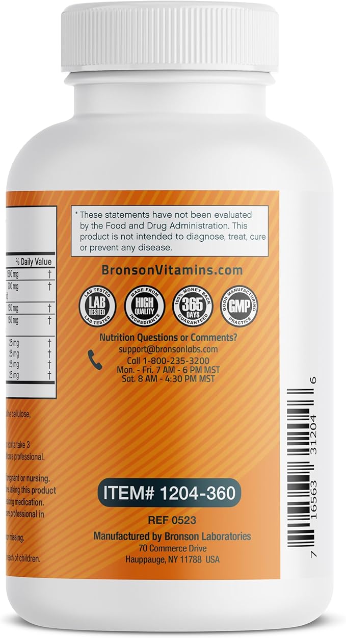 Bronson Glucosamine Chondroitin Turmeric & MSM 360 Capsules