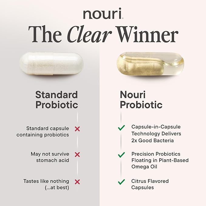 Nouri Prenatal Health Probiotic and Omega 30 Day