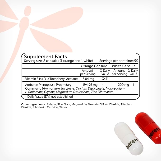 Amberen: Safe Multi-Symptom Menopause Relief. Clinically 12 Menopause 3 Month