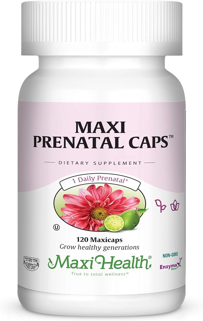 Maxi Health, Prenatal Caps, 120 Count