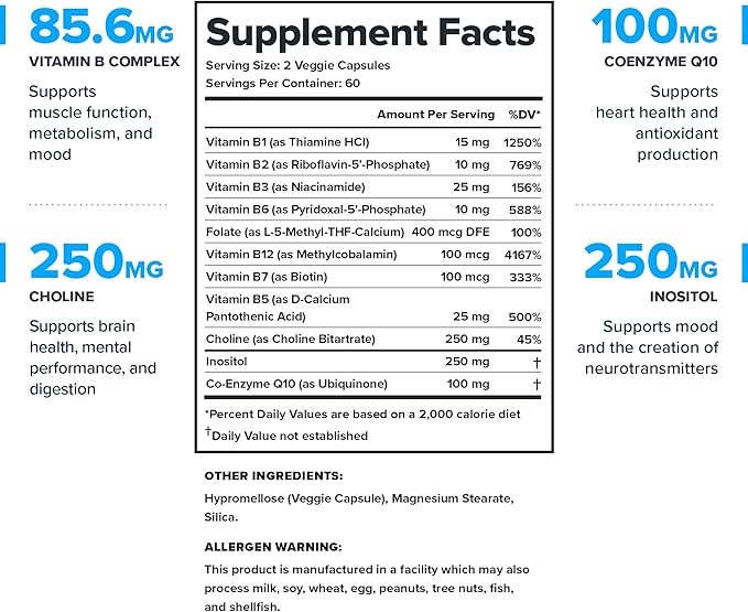 LEGION Vitamin B-Complex (120 Capsules)
