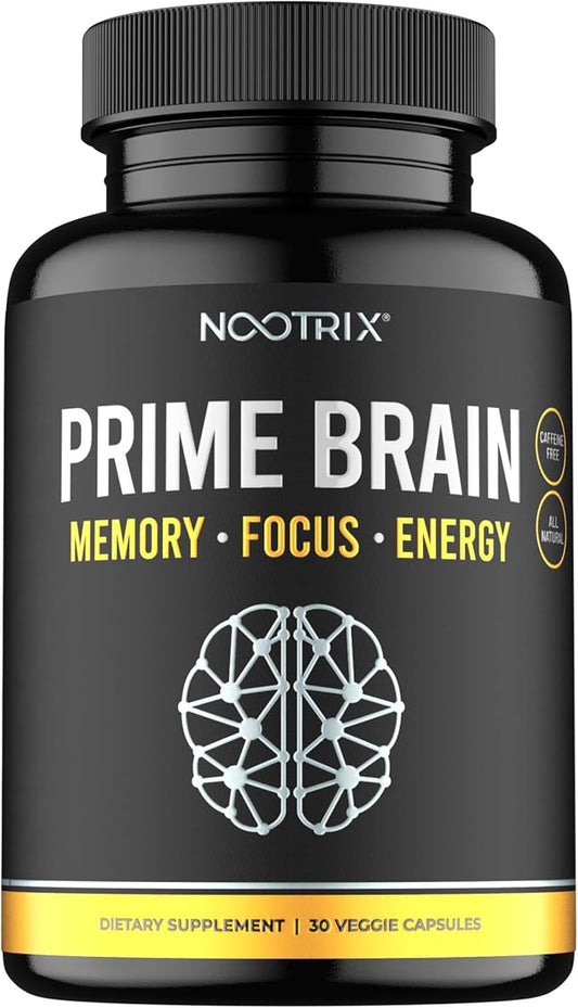 Prime Brain Supplement B12 & 30 Vegan