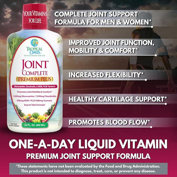 Joint Complete Premium Premium Plus 800mg Turmeric 98% Max 32oz, 32 32 serv
