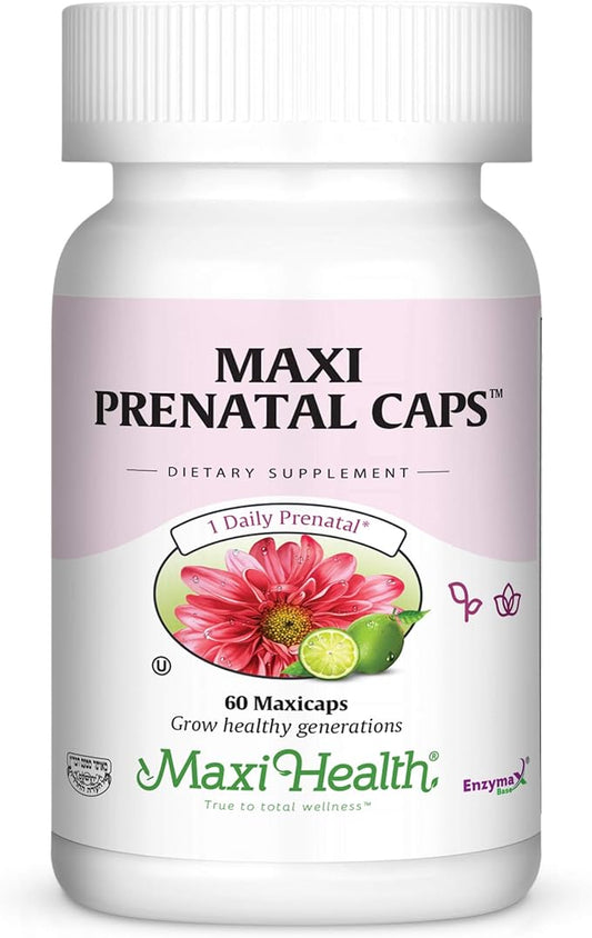 Maxi Health Prenatal Caps Multivitamins 60 Count