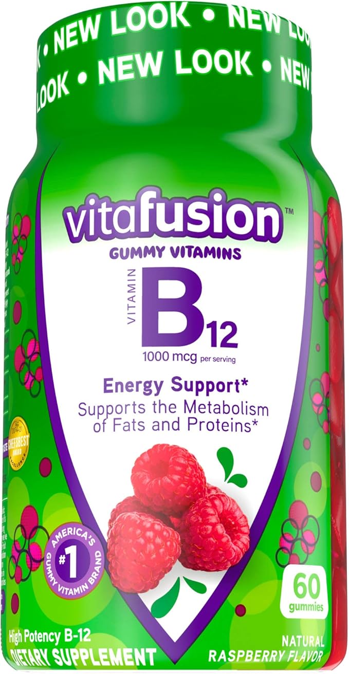 Vitafusion Vitamin B12 Gummy Vitamins 1 Brand, 90 and 60 Count