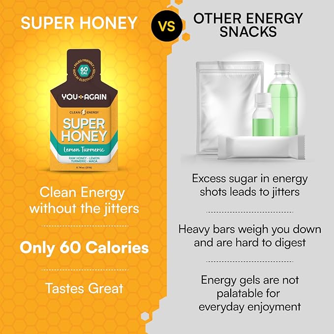 You Again Super Honey Lemon Turmeric Packets 8 Count