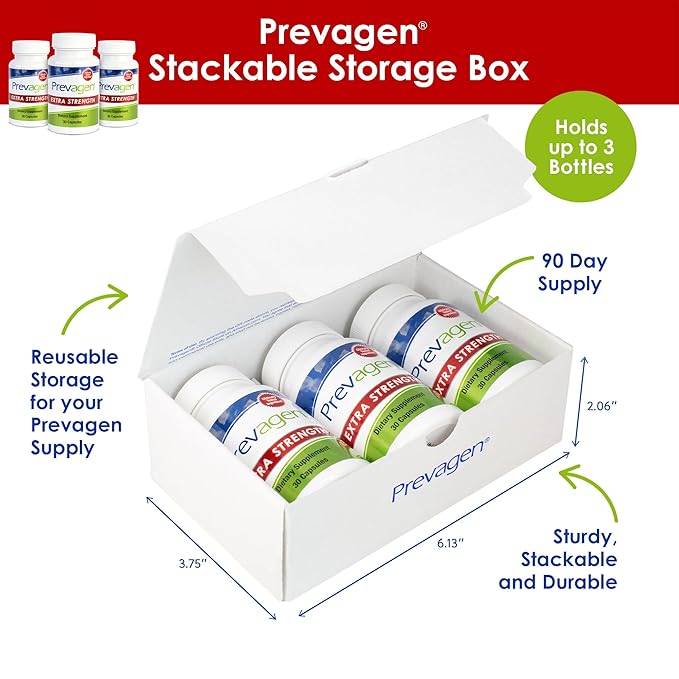 Prevagen Extra Strength - 90 Capsules (3-Pack of 30 Pills) | Prevagen for Your Brain | Prevagen Extra Strength Capsules - Brain Supplement with 20mg of Apoaequorin Plus Vitamin D3