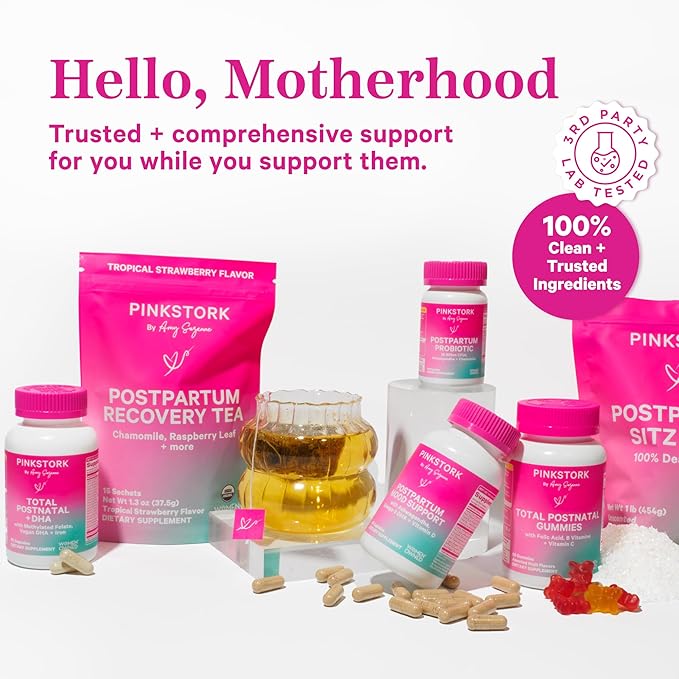 Pink Stork Postpartum Mood Support 60 Capsules