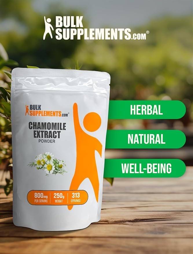 BulkSupplements.com Chamomile Extract Powder 800mg per 250g (8.8 (8.8 oz) 1)