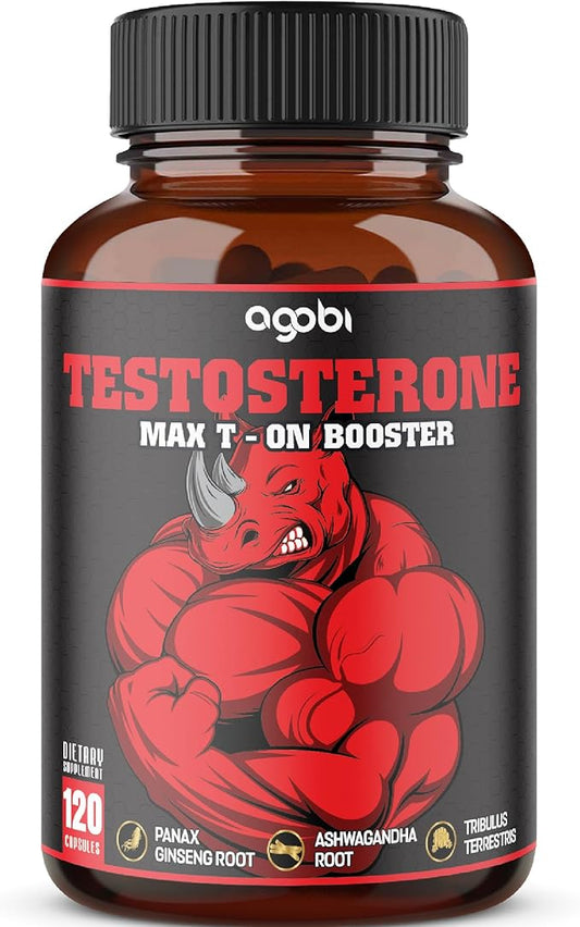 agobi 11in1 Testosterone Supplement for Men 14000mg Equivalent 120 Vegan 2 Months