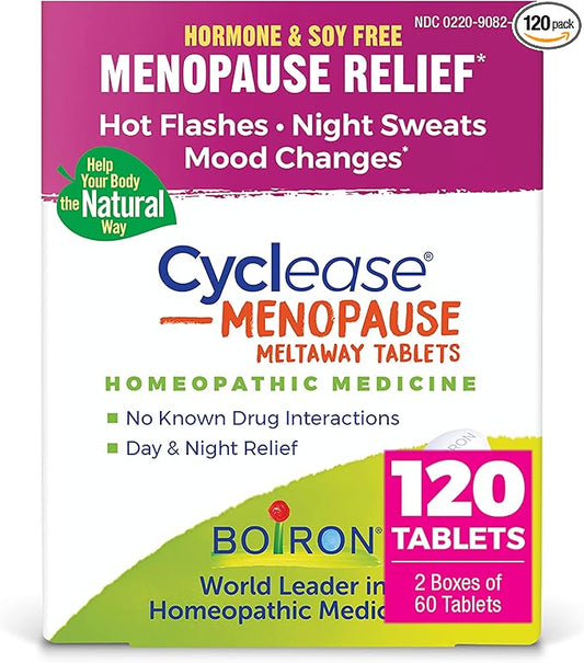 Boiron Cyclease Menopause for Relief from 120 Count (2 Pack 60)