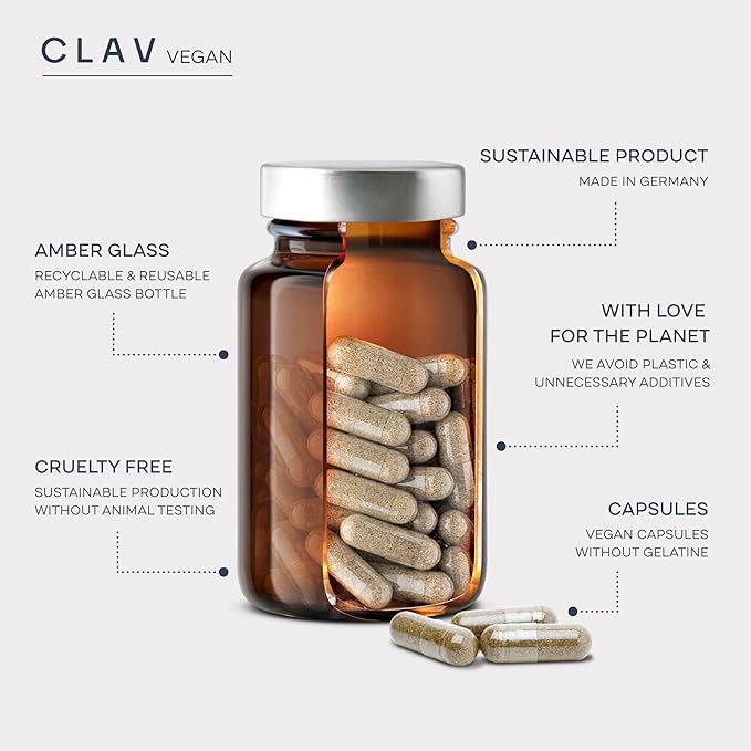 CLAV® N°3 Vitality Support 60 Capsules 1 Month