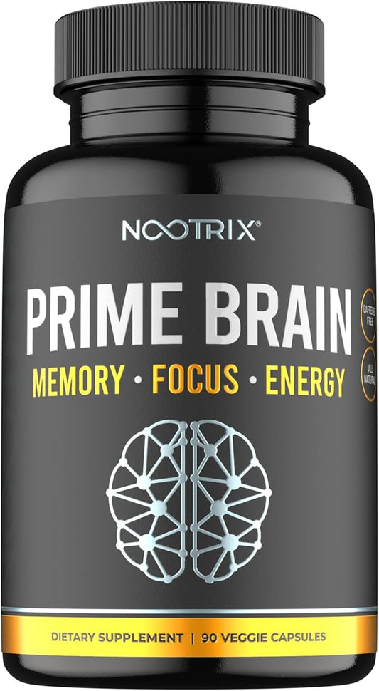 Prime Brain Supplement B12 & 90 Vegan