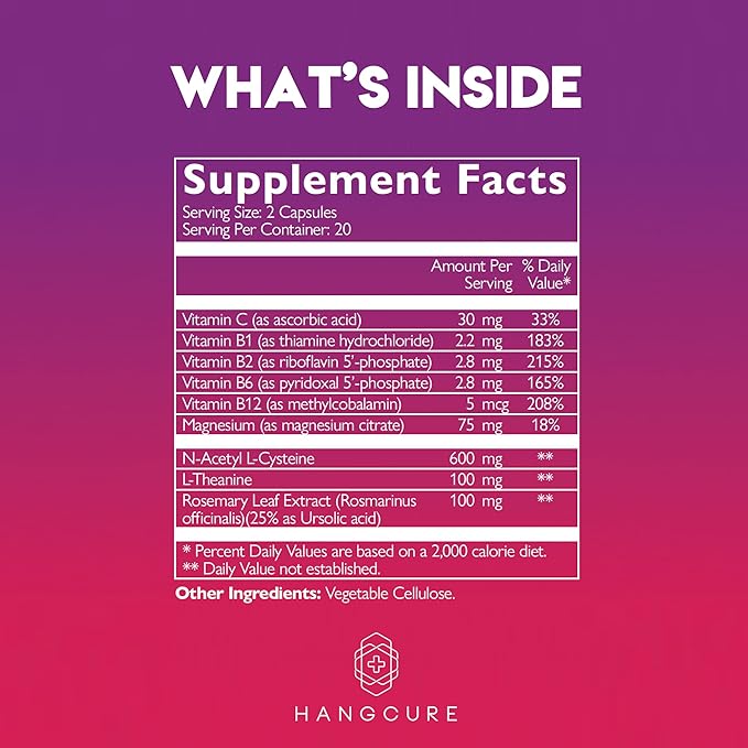 WKND, Liver Detox Supplement & Social Essentials, Contains Cysteine, Rosemary Leaf, B-Vitamins, L-Theanine (40 Capsules)