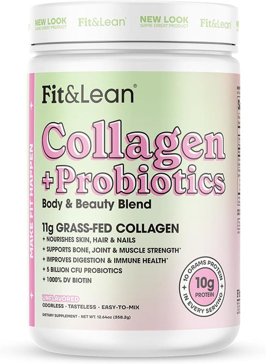 Fit & Lean Collagen + Probiotics- 12.64oz