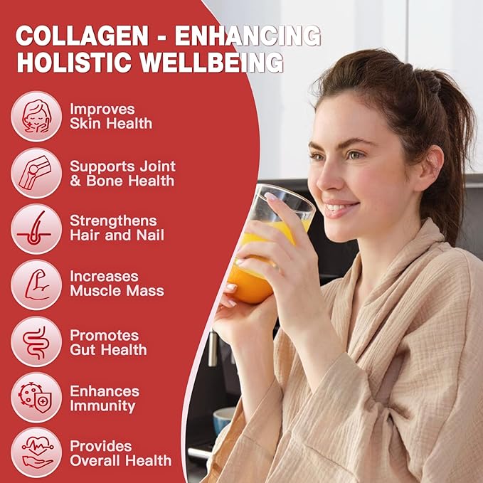 Multi-Collagen-Peptide-Powder with Probiotics, 50 Servings of