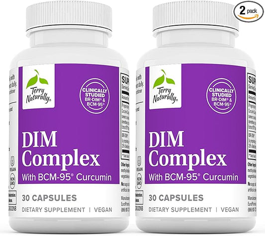 Terry Naturally DIM Complex 30 Capsules, 2 - BCM-95 Curcumin 60 Total
