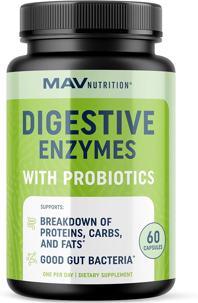 Digestive Enzymes 400MG with Probiotics 60ct