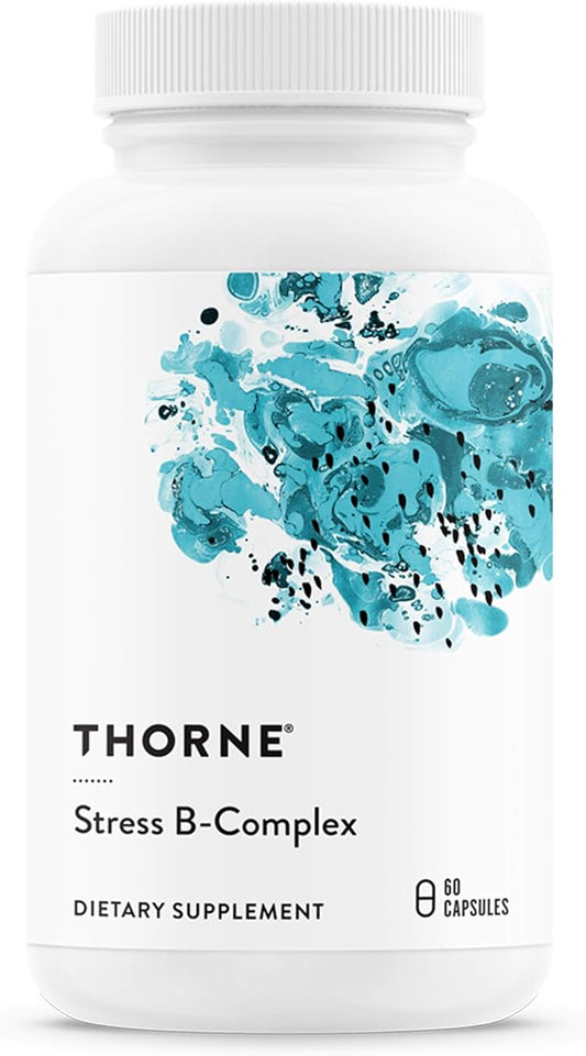 THORNE Stress B-Complex B2, B6, B6, B12, B12, and B5 for 60 Capsules