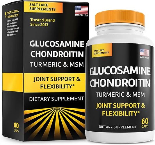 Glucosamine Chondroitin with Turmeric and MSM Supplement 60 ct.