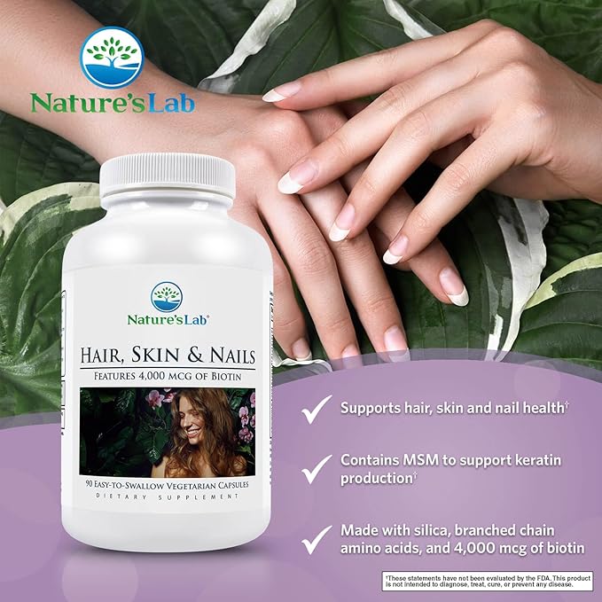 Nature's Lab Hair Skin and Nails 90 Ct (90 Day