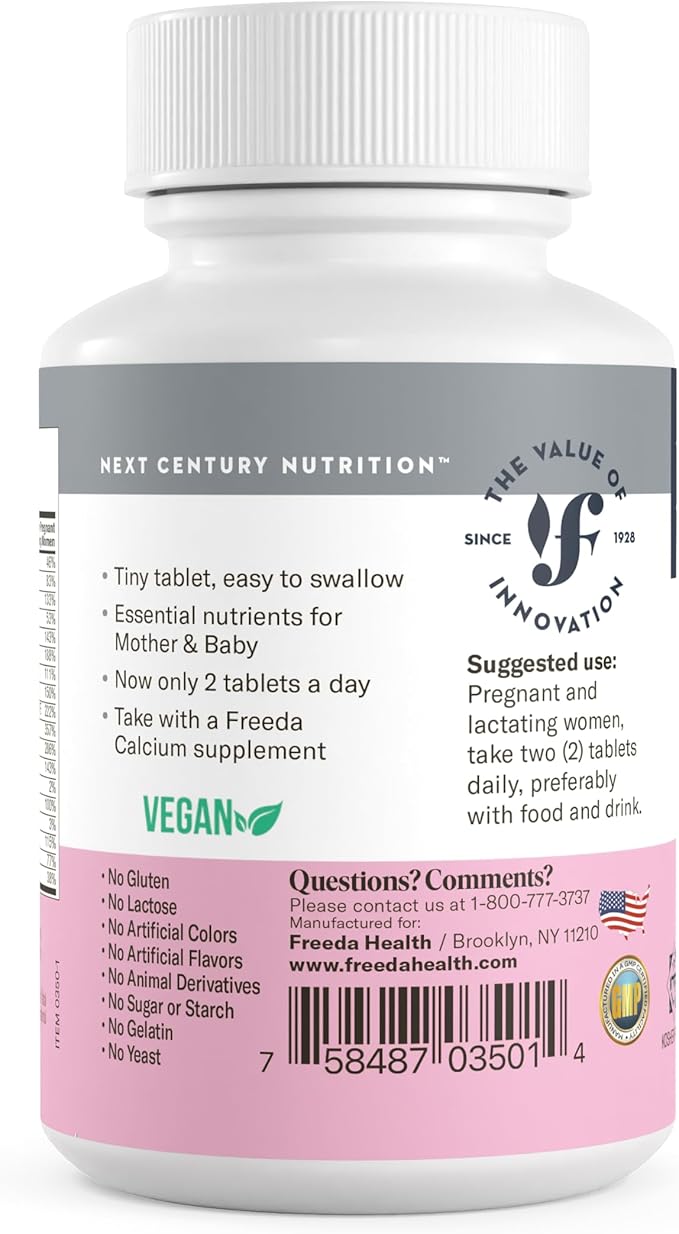 FREEDA Mini Prenatal Vitamin (120)