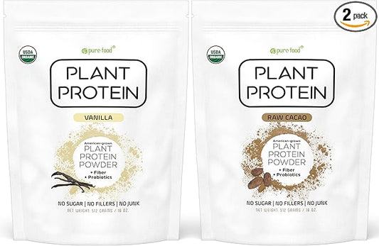 Plant Based Protein Powder with Probiotics
