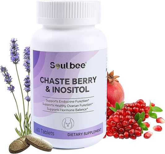 CHROMIUM Hormone Balance & Cycle Support by Soulbee Supplement for Women with Myo-Inositol &Hormone Balance for Women MenopauseSexy gleefull Over 50 Hormone Support (40:1Ratio)