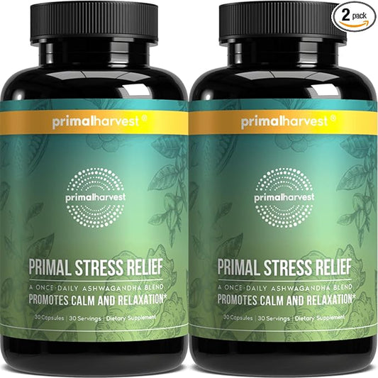 Primal Harvest Stress Relief Supplement 30 Capsules