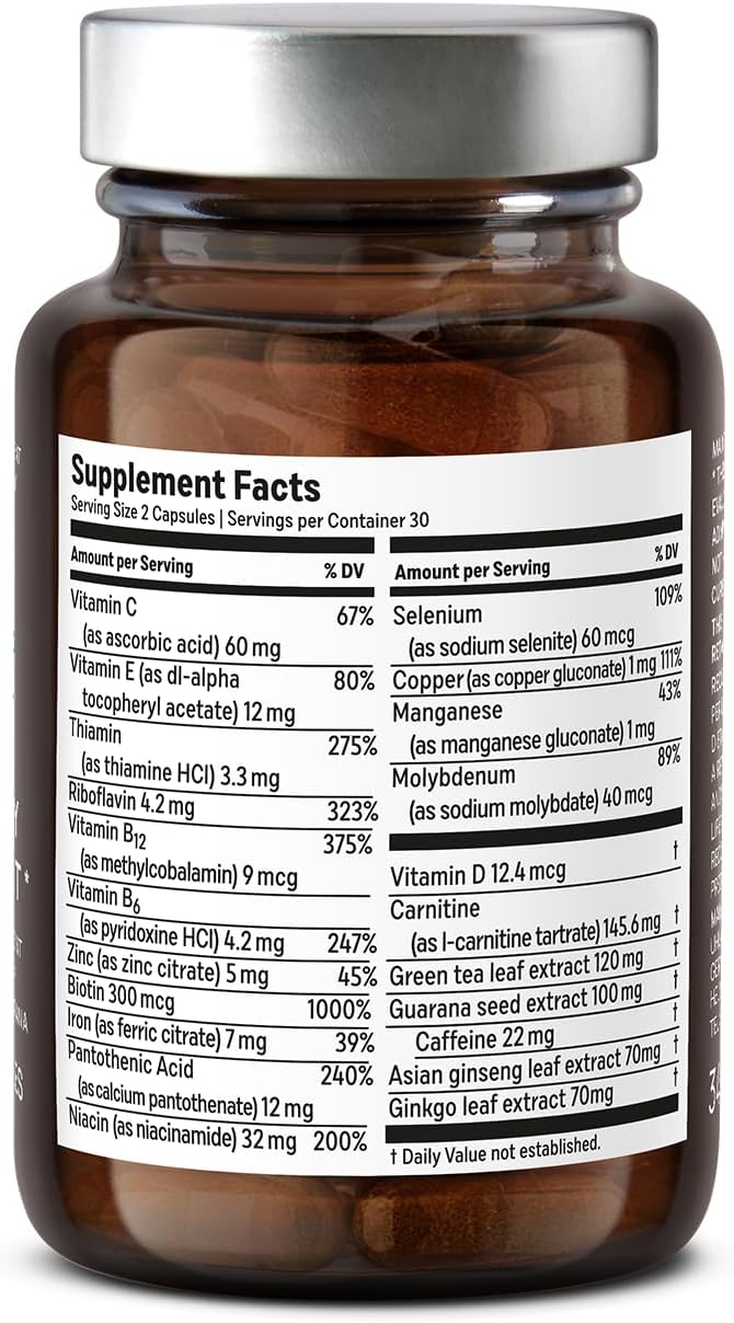 CLAV® N°3 Vitality Support 60 Capsules 1 Month