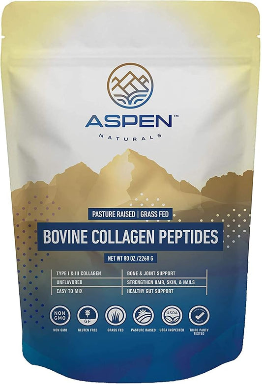 Aspen Naturals Grass FED Bovine Collagen 5lb -